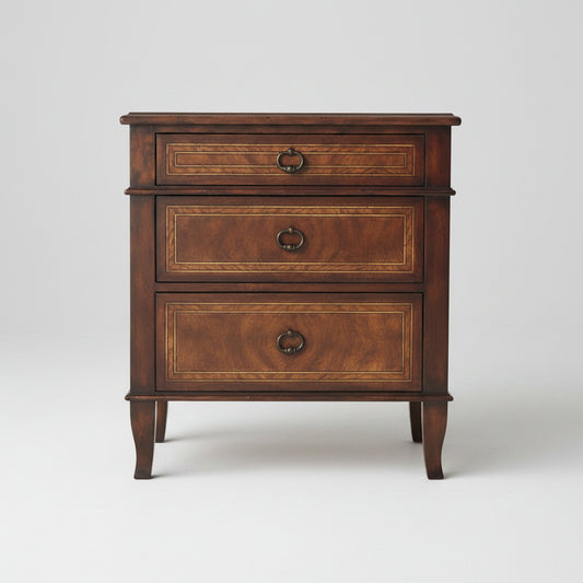 Theodore Alexander Brooksby 3 Drawer 20th Italian Nightstand EJ276-8
