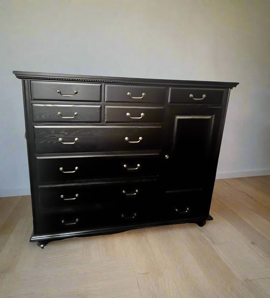 RH Restoration Hardware Black Blaine 11 Drawer Dresser MB244-3