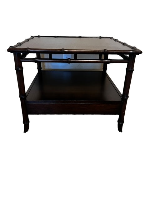 John Widdicomb Mid Century Modern Bamboo Edge End Table GW245-02