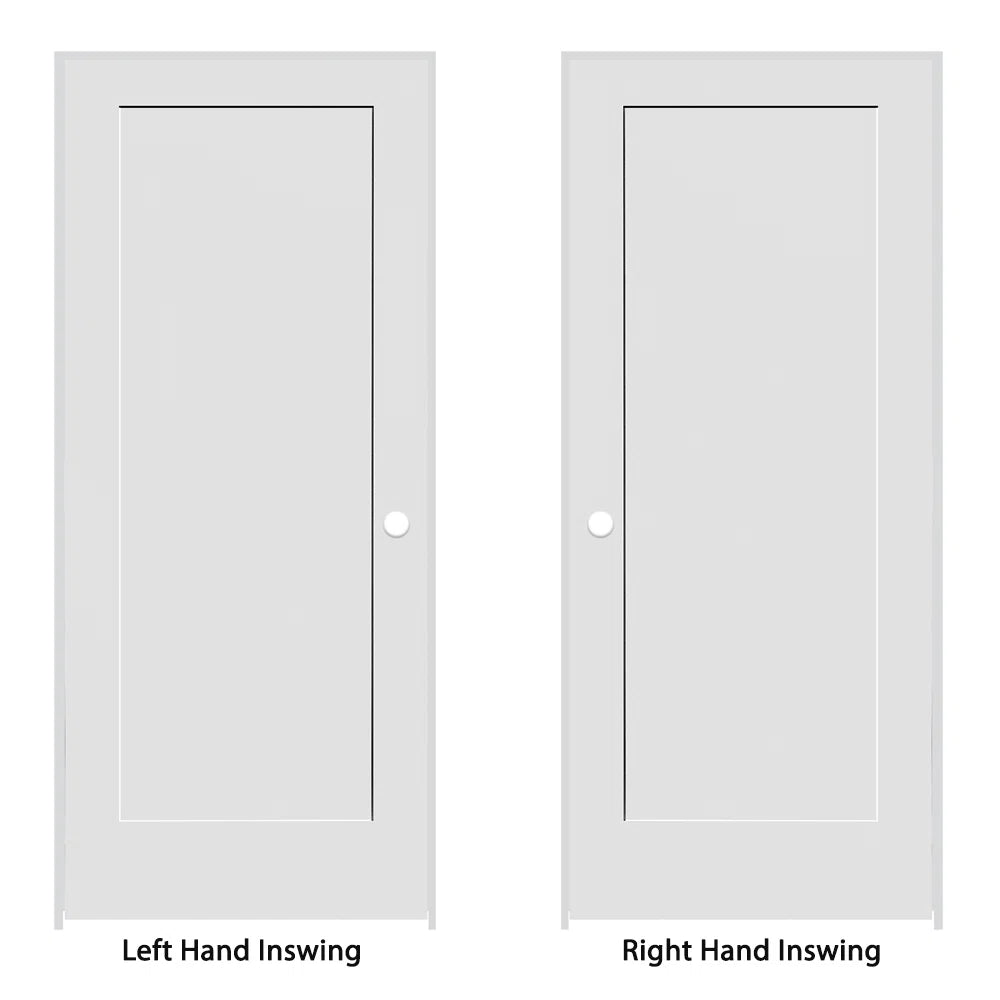 Trimite Primed 1 Panel Interior Shaker Door Prehung with 4-9/16" Jambs FFE-759