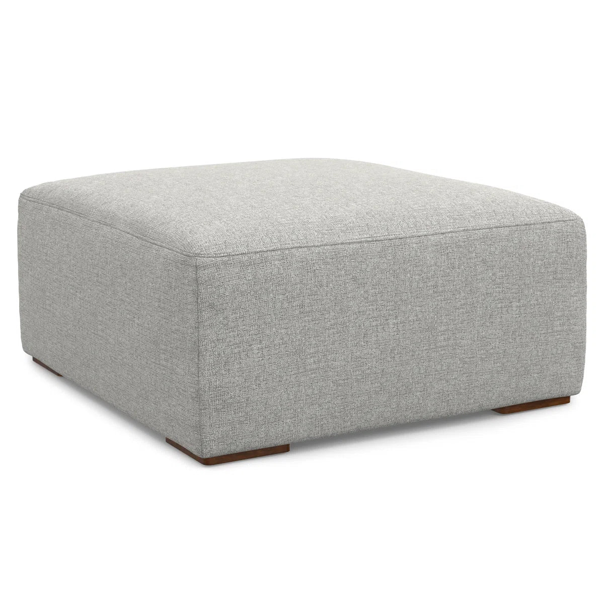 Simpli Home Pale Grey Rex 2 pc Love Seat & Ottoman FFE-771