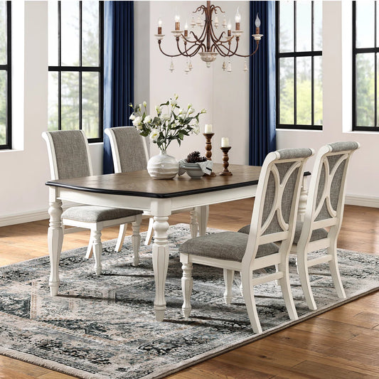 One Allium Way Sireci Rectangular 74'' L x 42'' W Dining Set FFE-1218