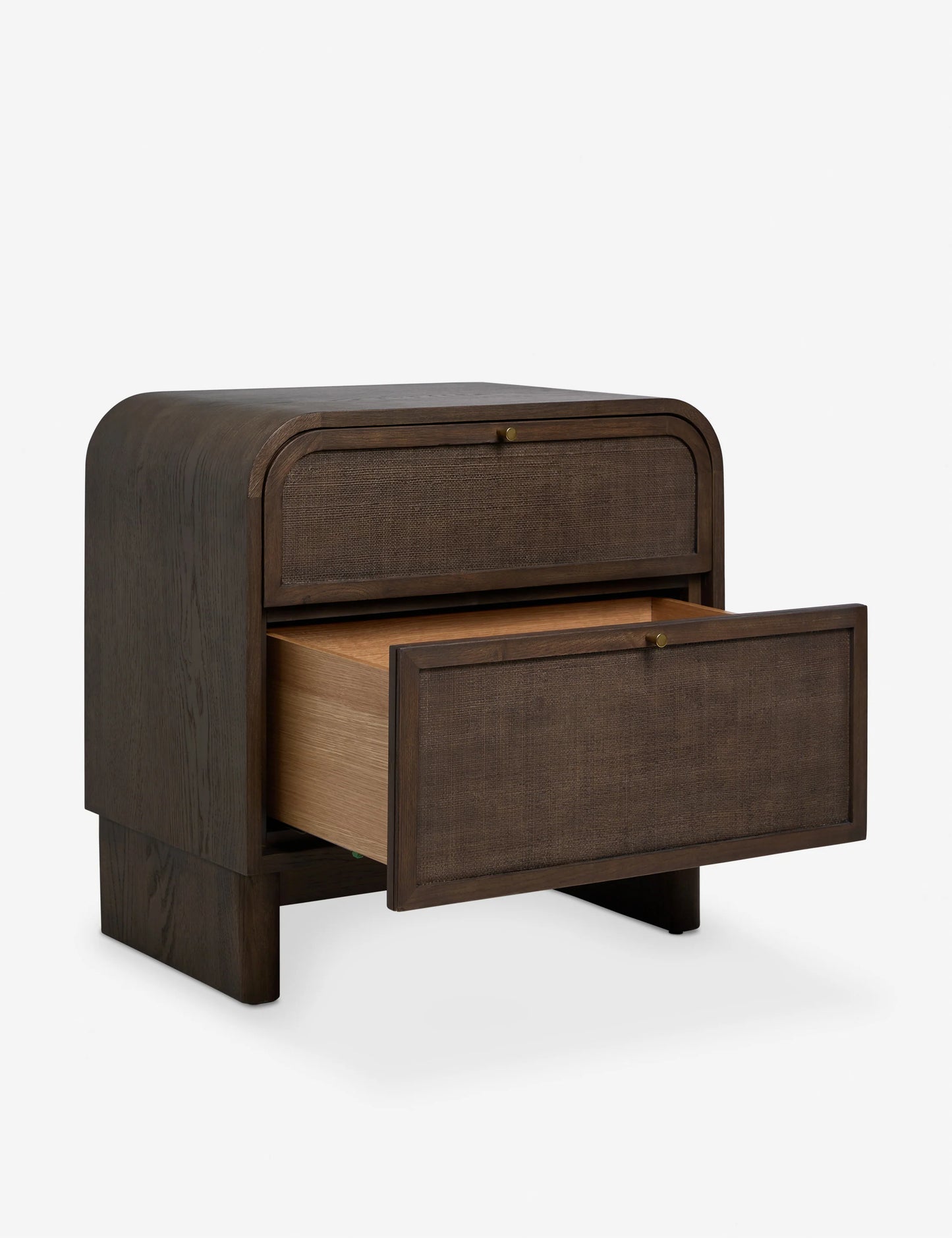 Pair (2) Lulu & Georgia Suzette Nightstand Smoked Oak FFE-1049