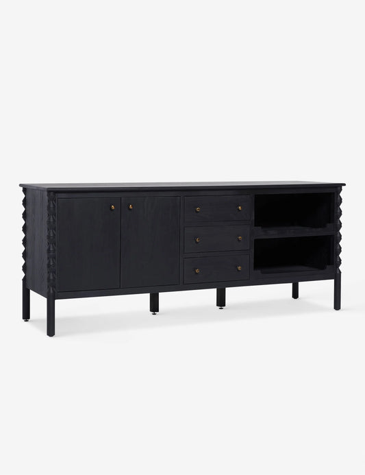 Lulu & Georgia Black Topia Sideboard Cabinet by Ginny Macdonald FFE258-291