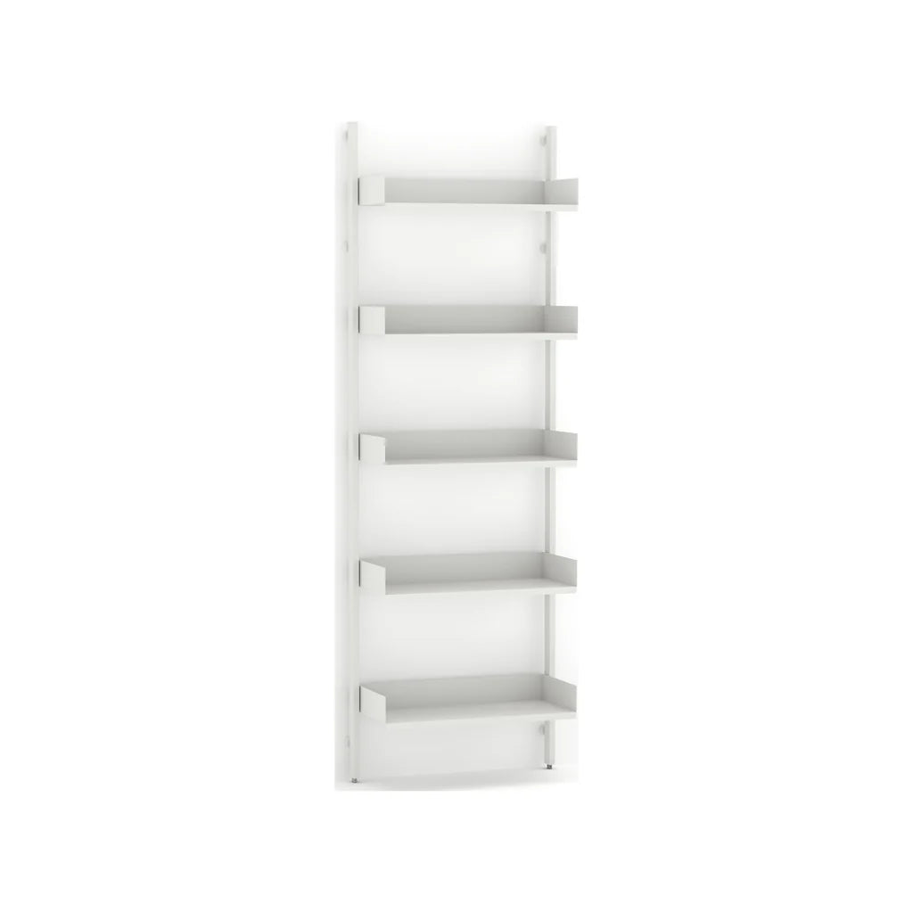 Terence Woodgate Case Furniture White Single Slot Shelving Bookcase FFE-1029