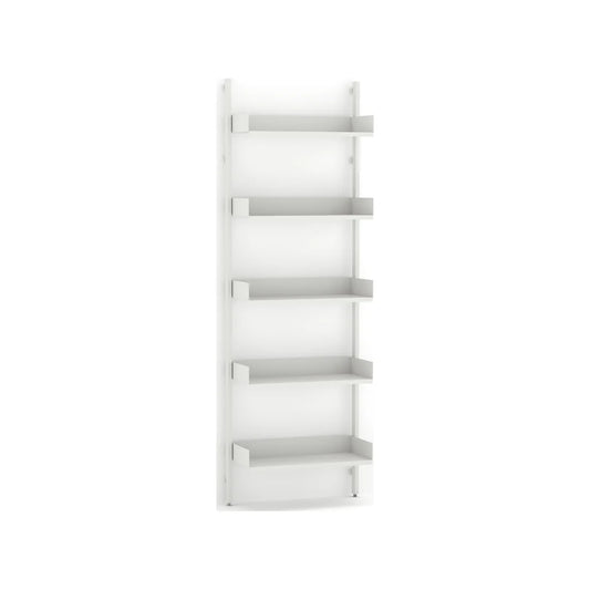Terence Woodgate Case Furniture White Single Slot Shelving Bookcase FFE-1029