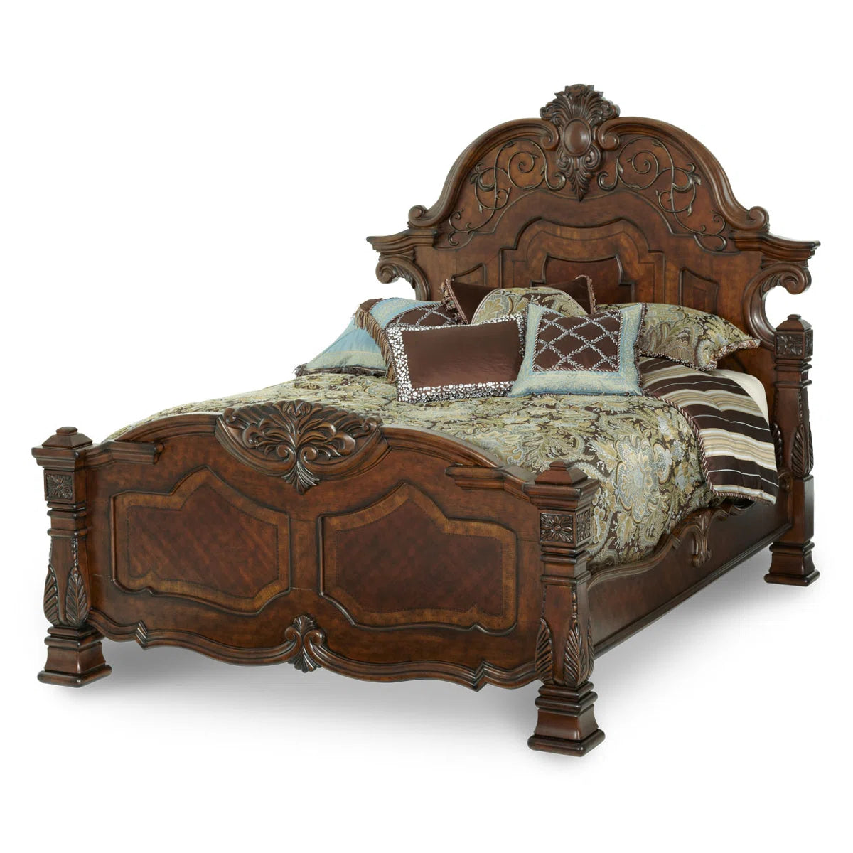 Michael Amini Windsor Court Mansion Panel Bed Footboard FFE-755