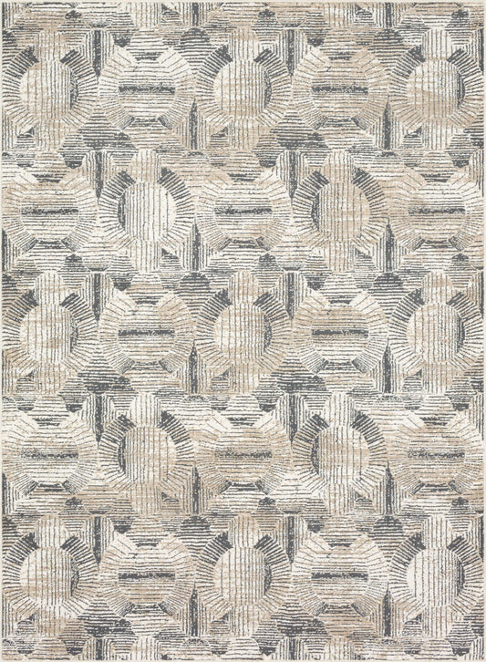 Karastan Rugs Valiant Frost Grey 5' 3 x 7' 10 Area Rug FFE258-120