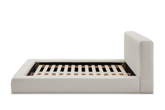 Castlery Dawson King Size Low Profile Platform Bed Beach Linen FFE258-570