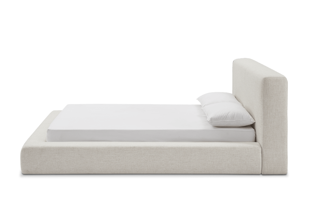 Castlery Dawson King Size Low Profile Platform Bed Beach Linen FFE258-570