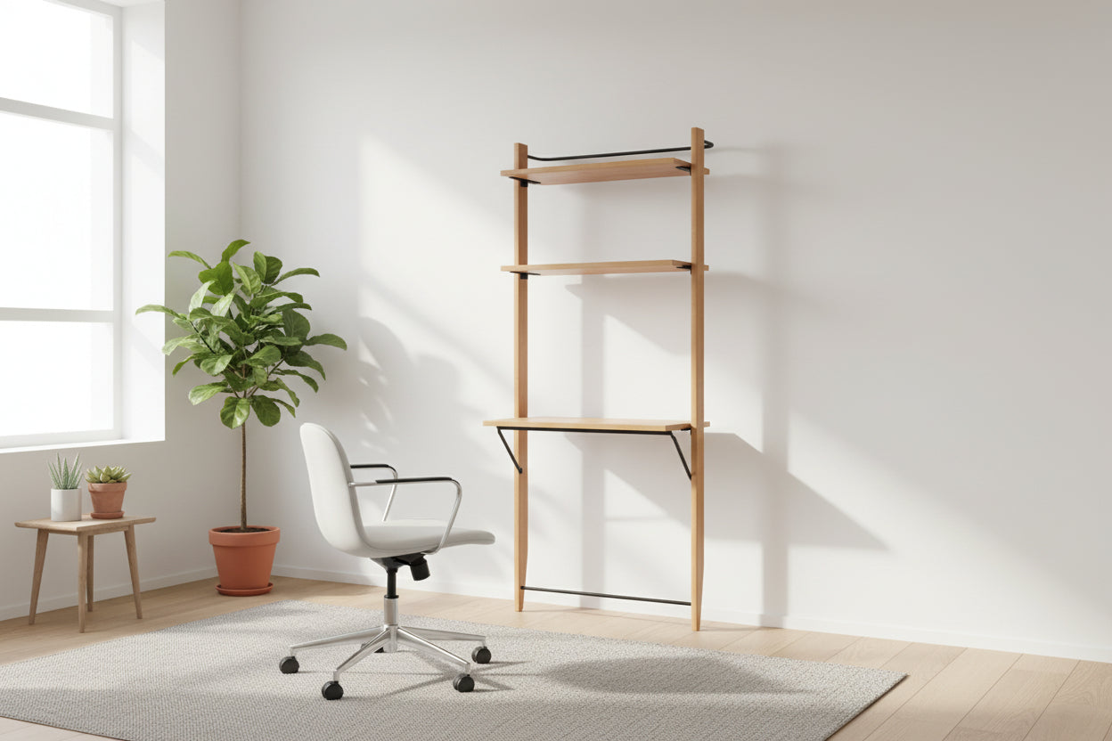 Burrow Title Wall Oak Desk FFE-1130