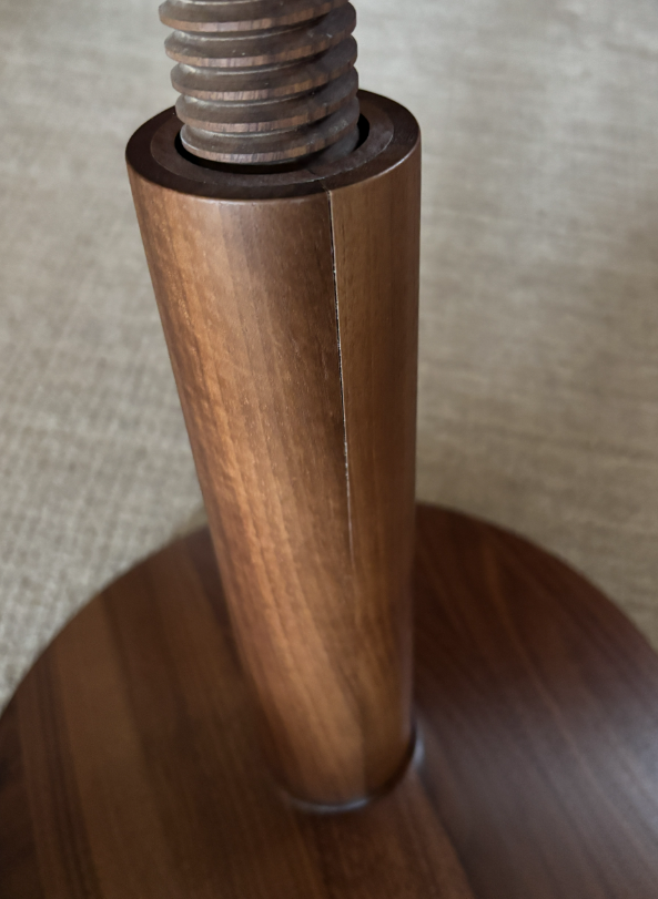 Hem Stool Bobbin Wood Accent Table Seat Mid Century Style FFE258-461