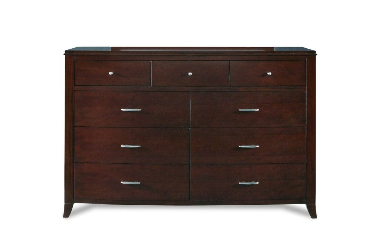 Modus Brighton Nine Drawer Dresser Chest In Cinnamon FFE-1477