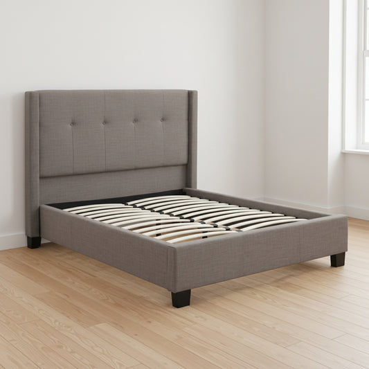 Modus Madeleine Queen-size Wingback Platform Bed 2 FFE-1471