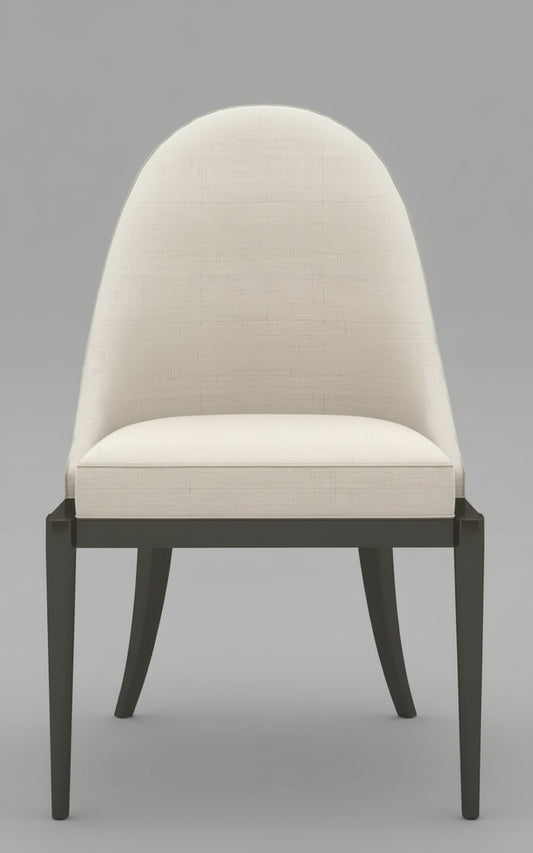 Set of 6 Caracole Classic Natural Beige Dining Side Chairs KP-1