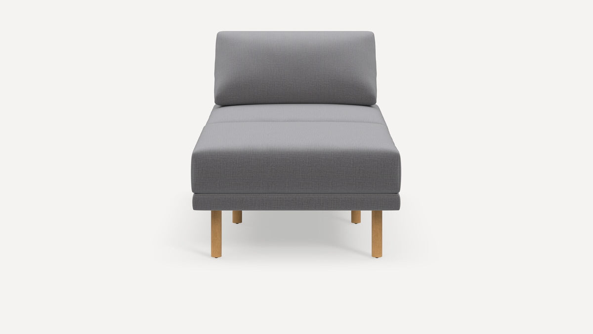 Burrow Range 2-Piece Lounger Stone Grey Performance Flatweave FFE-1324
