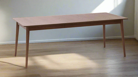 Burrow Serif Mid Century Style Extendable Walnut Dining Table (59"-79") FFE258-457