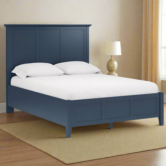 Modus Furniture Grace Queen Bed Slats Headboard Blueberry PNKXL5FS FFE-773