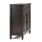 Connaught Wood Dark Chestnut Brown Entryway Storage Cabinet FFW258-691