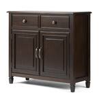Connaught Wood Dark Chestnut Brown Entryway Storage Cabinet FFW258-691