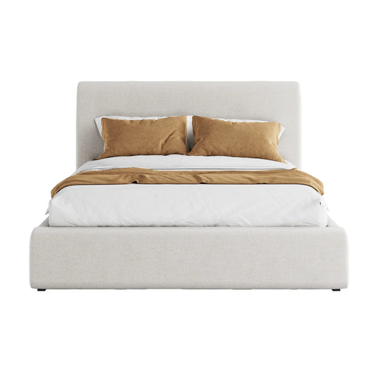 Helsingborg Quena Bed Frame with 48'' Tall Upholstered Headboard FFE-1182