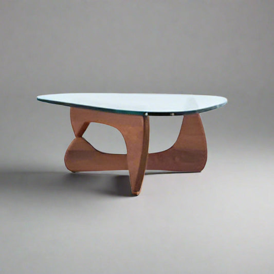 Original Branded Isamu Noguchi Herman Miller Walnut Coffee Table DS274-2