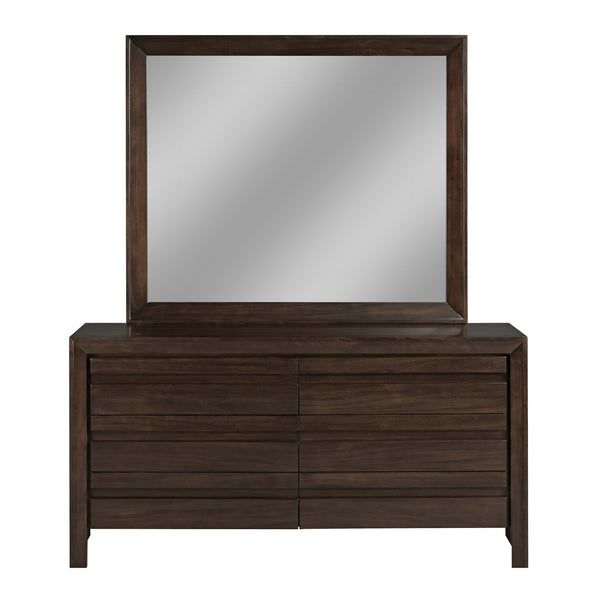 Modus Element Dresser Chest & Mirror in Chocolate Brown 9 FFE-1485