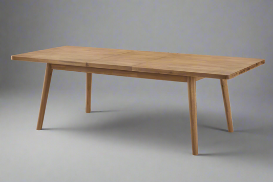 Castlery Seb Mid Century Modern Extendable Dining Table 74.8"-94.5" FFE-1038