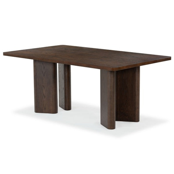 Safavieh Barnard Rectangle Wood Walnut Dining Table FFE-1043