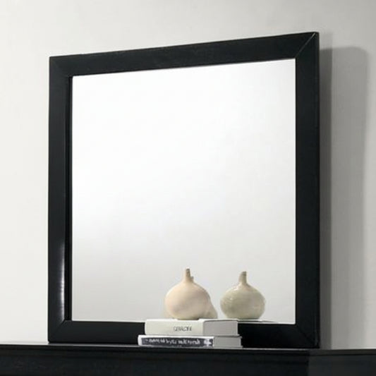 Furniture of America Black Louis Phillipe Mirror FFE-1288