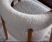 Denver Modern Rio Lounge Chair/ Cream Curly FFW258-569