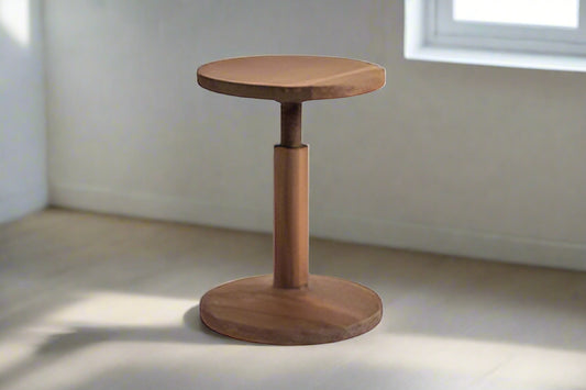 Hem Stool Bobbin Wood Accent Table Seat Mid Century Style FFE258-461