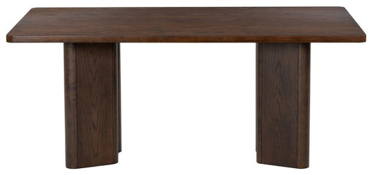 Safavieh Barnard Rectangle Wood Walnut Dining Table FFE-1043