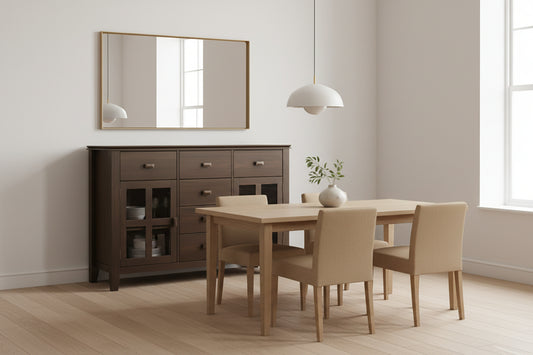 Artisan Solid Wood Large Sideboard/Buffet Nat. Aged Brown FFW258-710