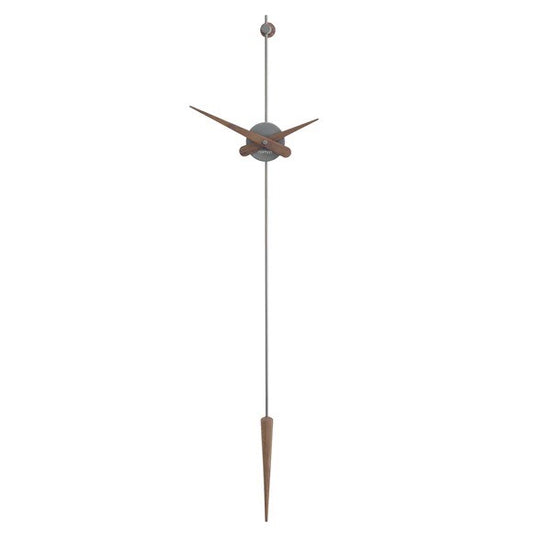 Nomon Punto Y Coma Jose Maria Reina Wall Clock Graphite Walnut FFE258-391