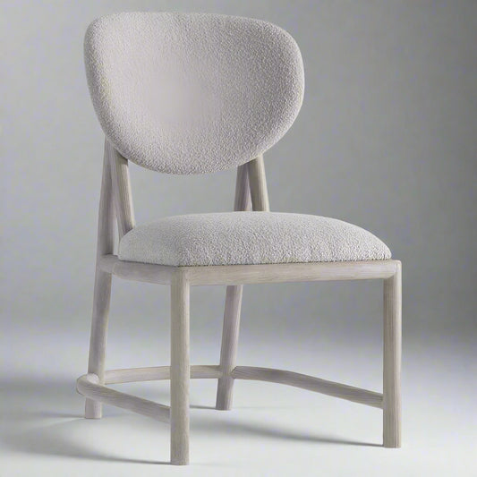 Bernhardt Ann Modern Classic Grey Performance Curved Dining Side Chair (2 avail) MB1-32