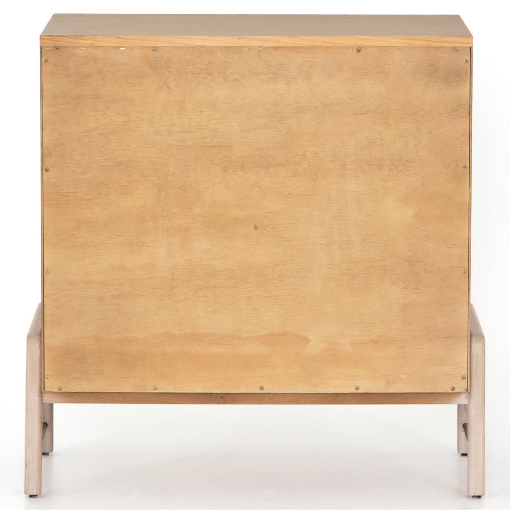 Four Hands Matthew Modern Classic Brown Wood 3 Drawer Dresser Chest MB1-42