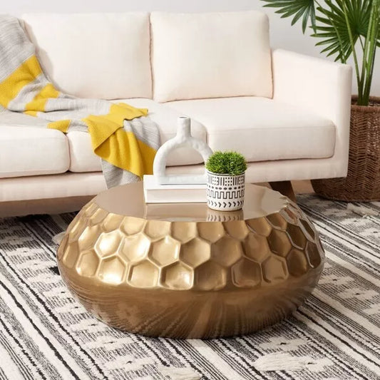 Safavieh Roxanna Metal Coffee Table GoldFFE258-335
