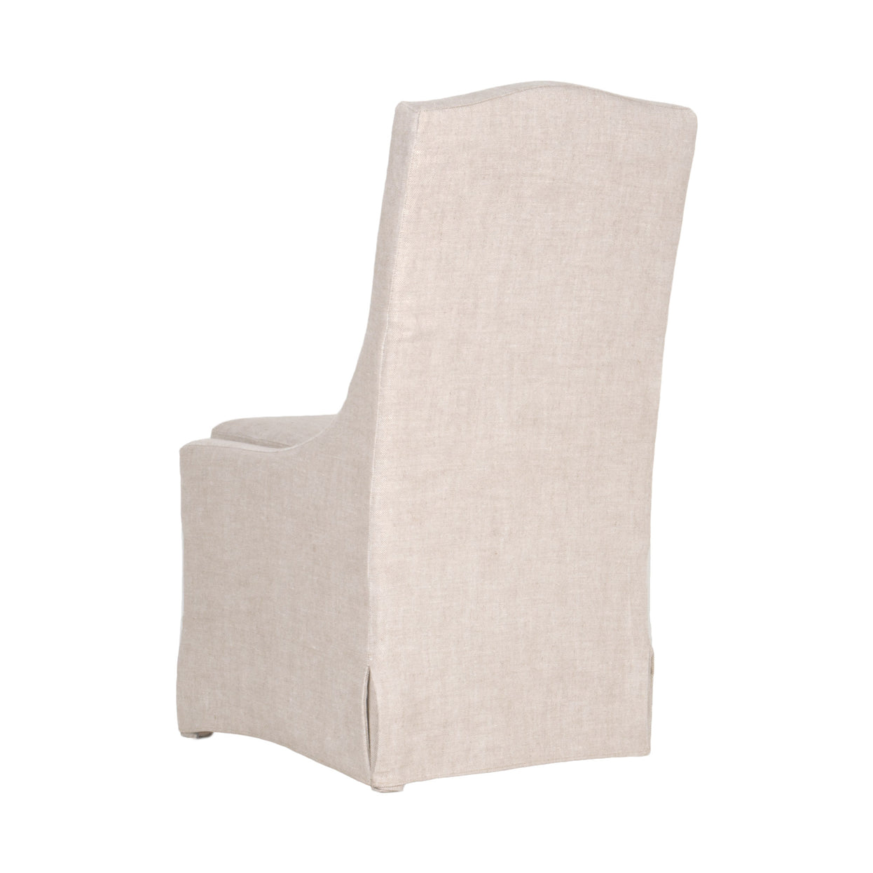 Pair (2) Essentials for Living Colette Slipcover Bisque French Linen Dining Chairs FFE258-406