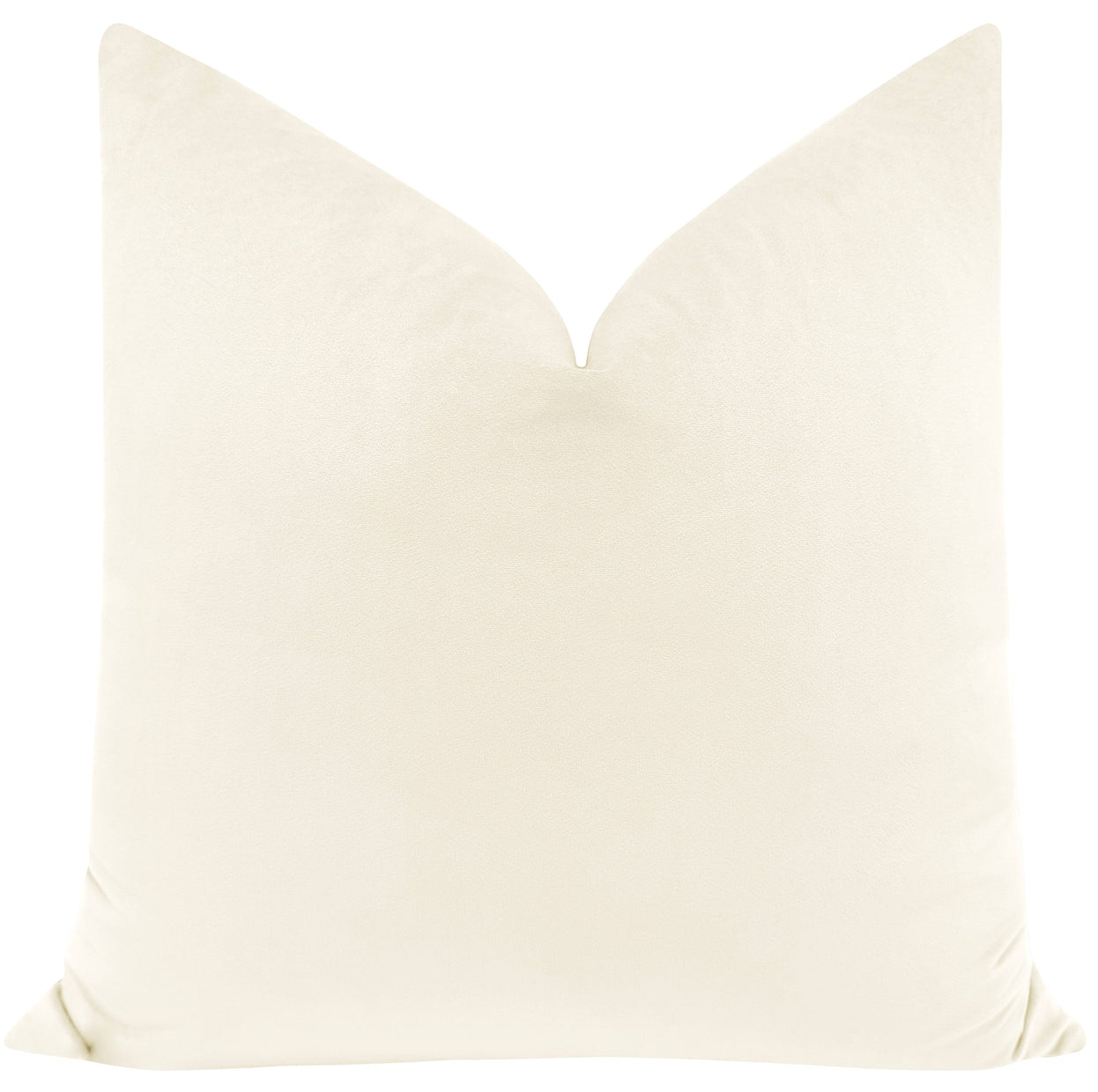 Little Design Company Melrose Velvet Bone 20" X 20" Pillow FFE-1114