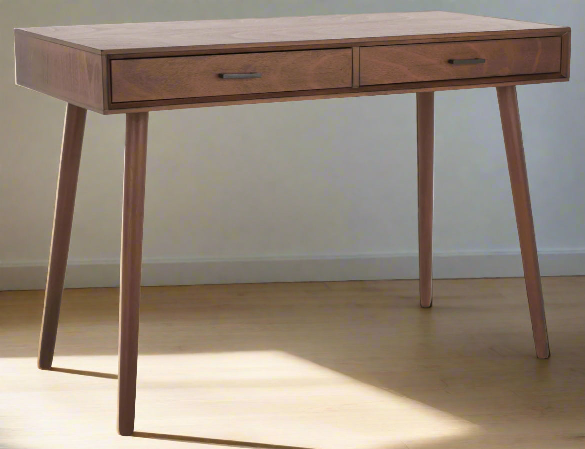 Safavieh O'Dwyer 2 Drawer Tapered Legged Brown Desk FFE258-513