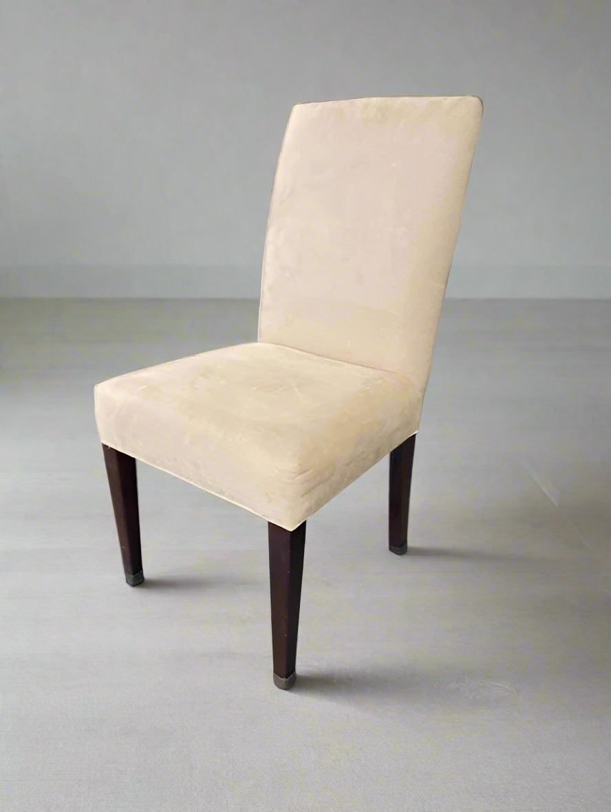 4 Kravet Furniture Parson Style Beige Upholstered Dining Chairs MB1-51