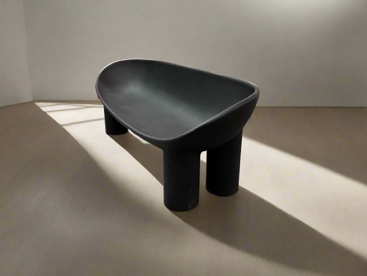 Driade Charcoal Roly Poly Sofa Indoor/Outdoor w/Cushions FFE258-181