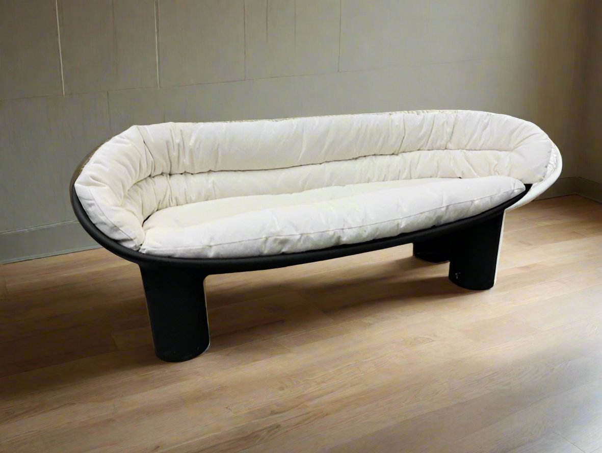 Driade Charcoal Roly Poly Sofa Indoor/Outdoor w/Cushions FFE258-181