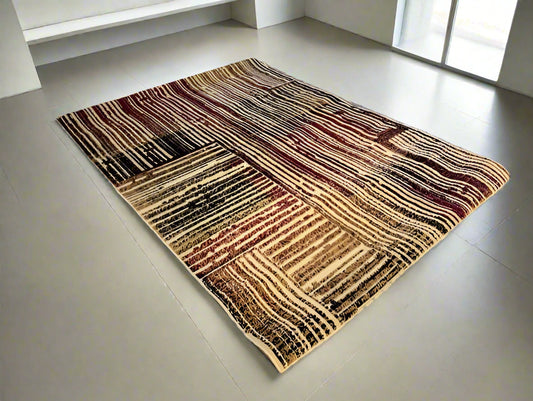 Nourison Grafix Collection 5' x 7' Bricks Multicolor Area Rug FFE258-491