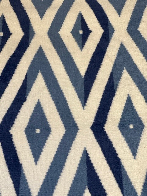 Nourison Whimsical Collection 2'x6' Blue/Ivory Runner Rug FFE258-504