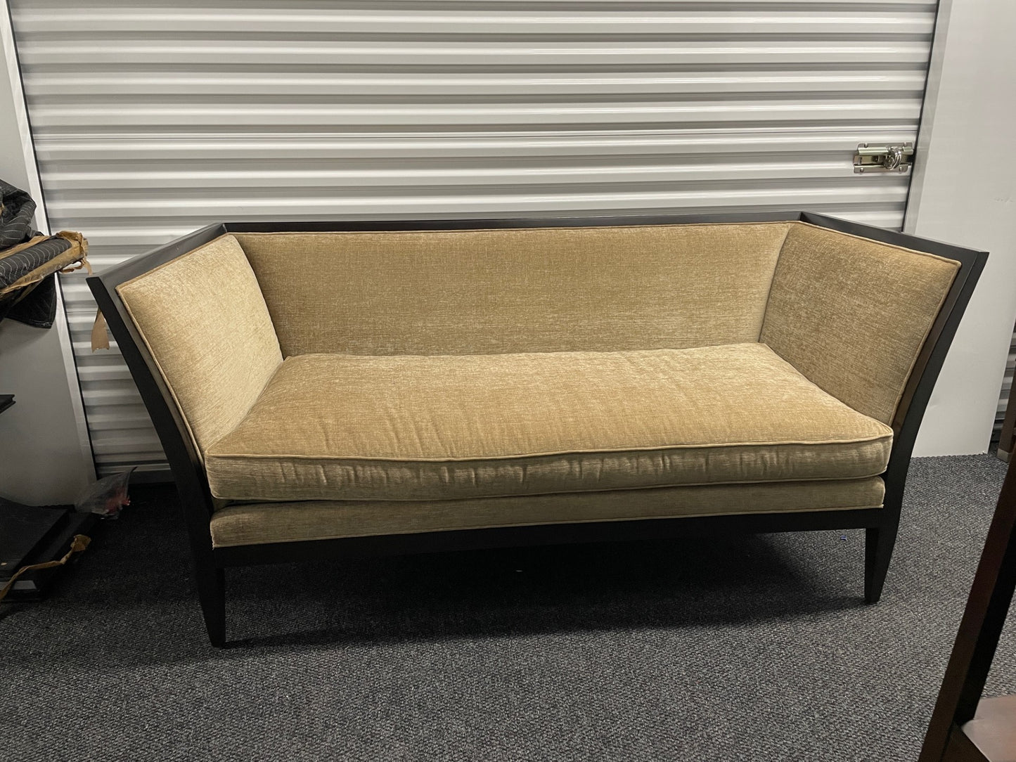 Anne Selke Home for Vanguard Flared Arm Velvet Loveseat Settee SM216-10