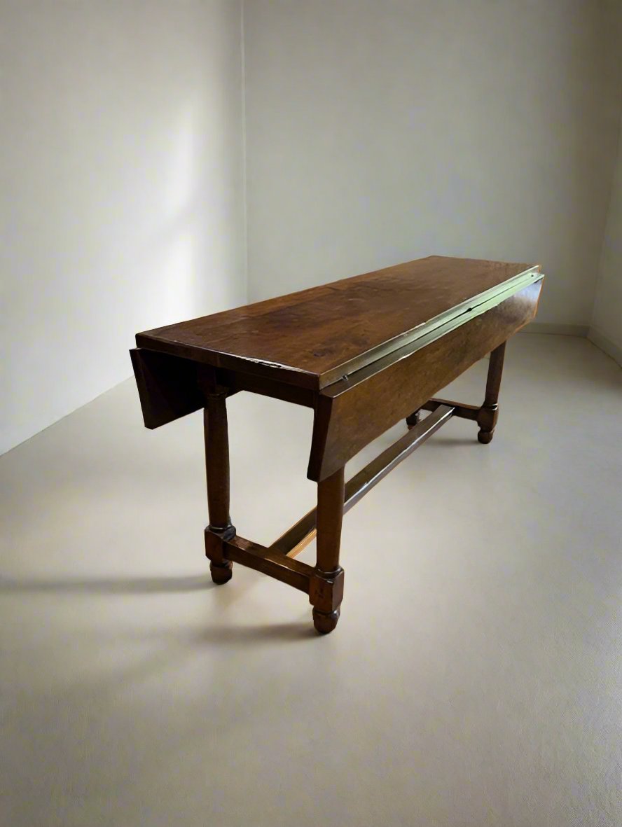 Georgian Style 19th c Wake Drop Leaf Dining Table Console Table Desk SH265-1