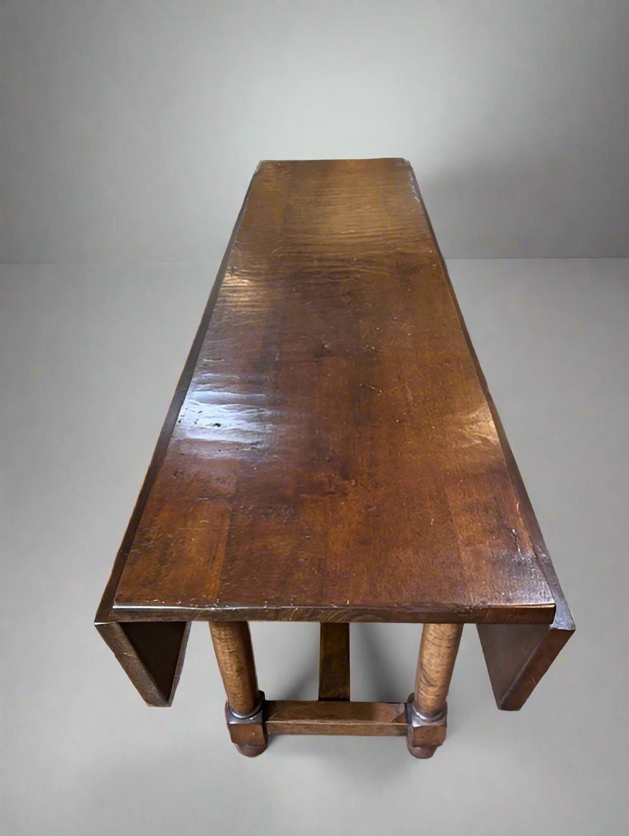 Georgian Style 19th c Wake Drop Leaf Dining Table Console Table Desk SH265-1