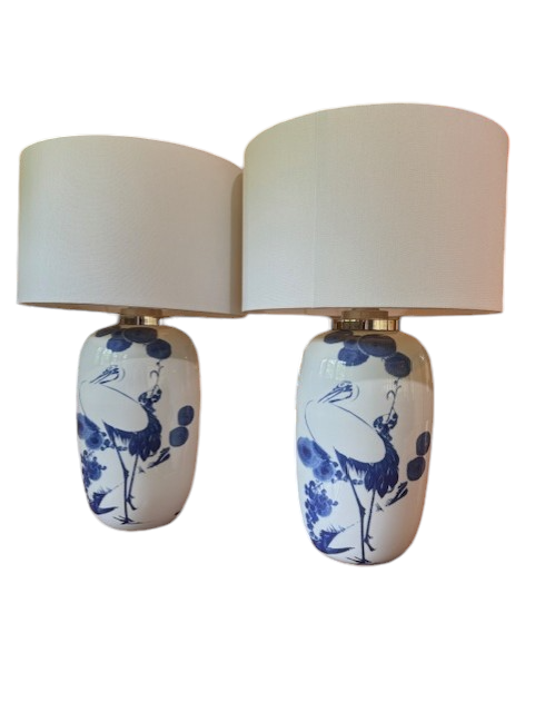 Pair Regina Andrew Kyoto Ceramic Lamps SH265-11